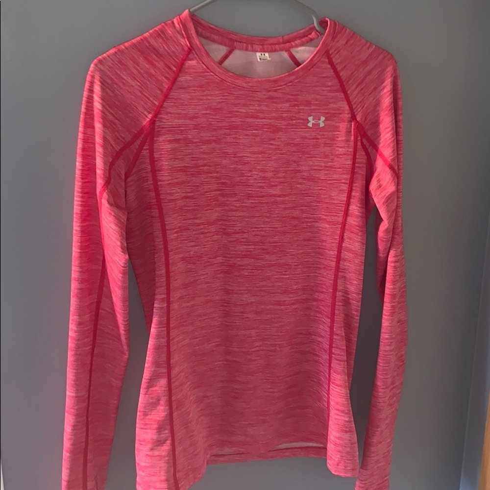 Pink under armor thermal shirt